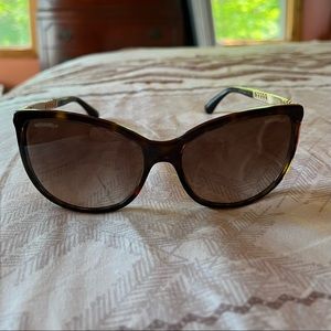 CHANEL cat eye chain arm sunglasses - 5352